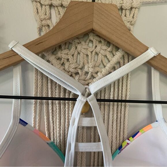 VICTORIA’S SECRET PINK Push Up Plunge Racerback Bikini Swim Top Small D DD - Picture 6 of 10